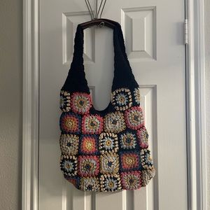 Free People crochet tote